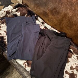 Black and Navy Leggings! Fit and flare -bundle of 2